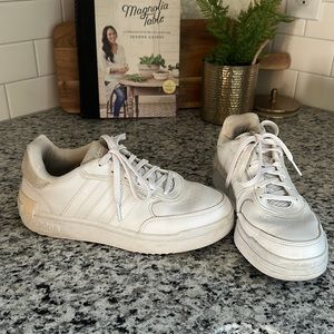 Adidas white sneakers good condition